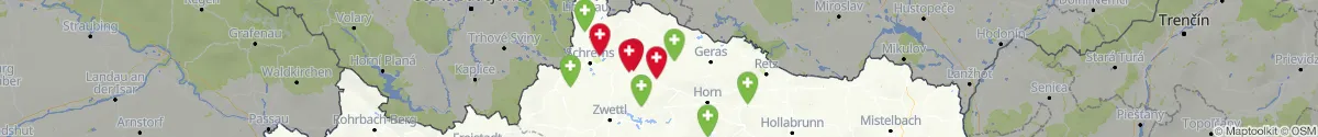 Map view for Pharmacies emergency services nearby Waldkirchen an der Thaya (Waidhofen an der Thaya, Niederösterreich)